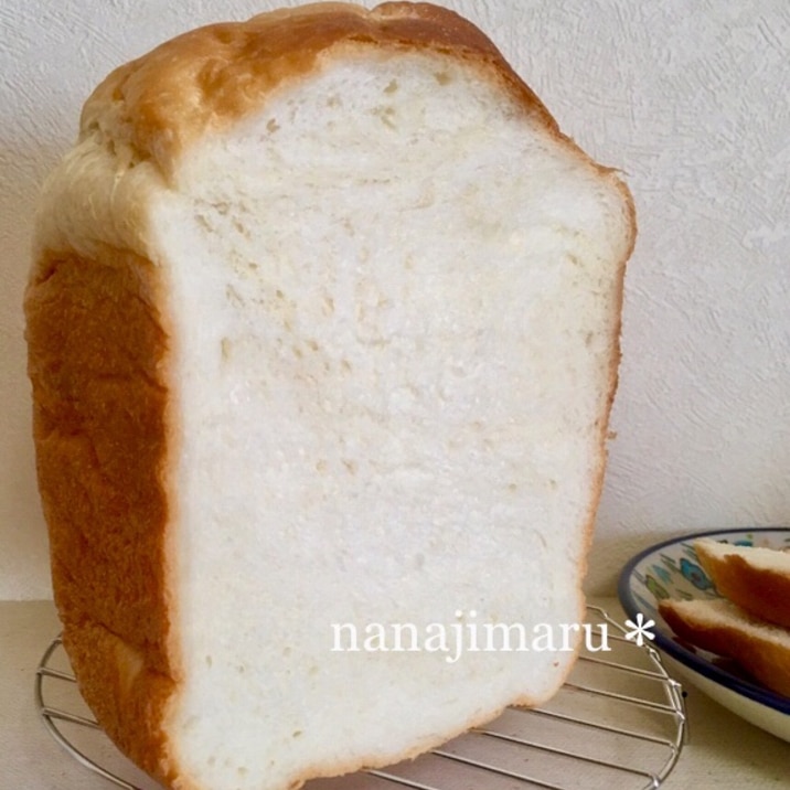 Hbで美味しく出来たよ ふんわりミルク食パン レシピ 作り方 By ななじまる 楽天レシピ